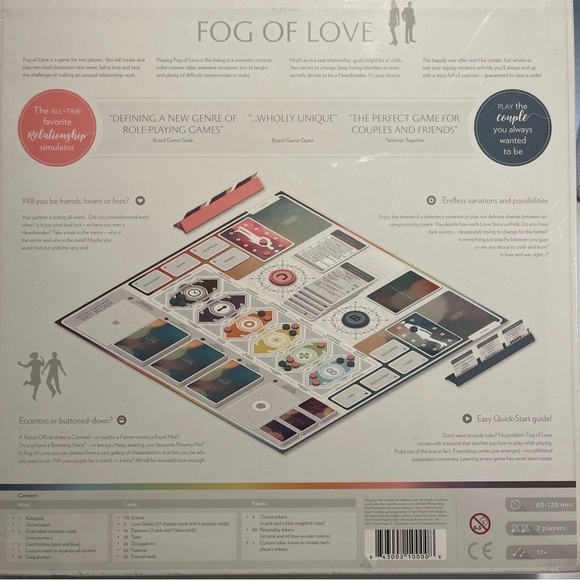 Fog of Love Boardgame for Couples Brand New Sealed - Picture 2 of 4